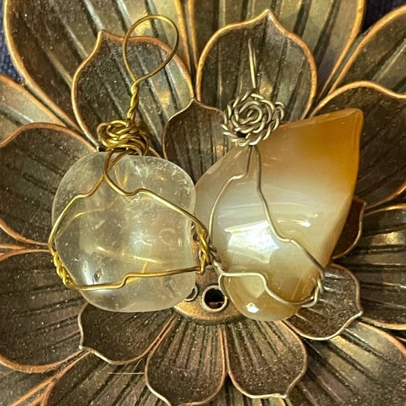 Two Handmade Stone Pendants - Picture 3 of 5